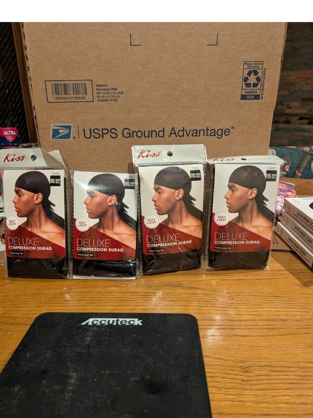 Kiss Deluxe Compression Durag - Black